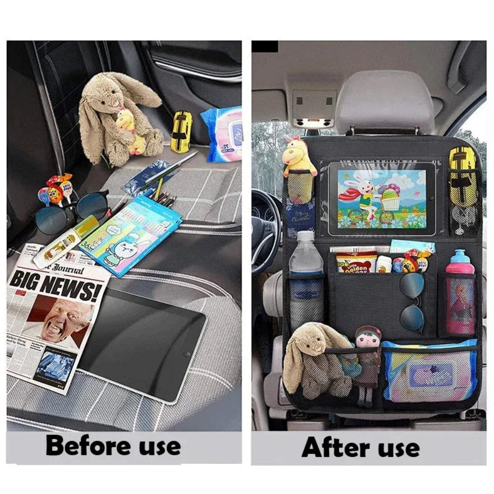 Car Seat Back Organizer with Tablet Holder