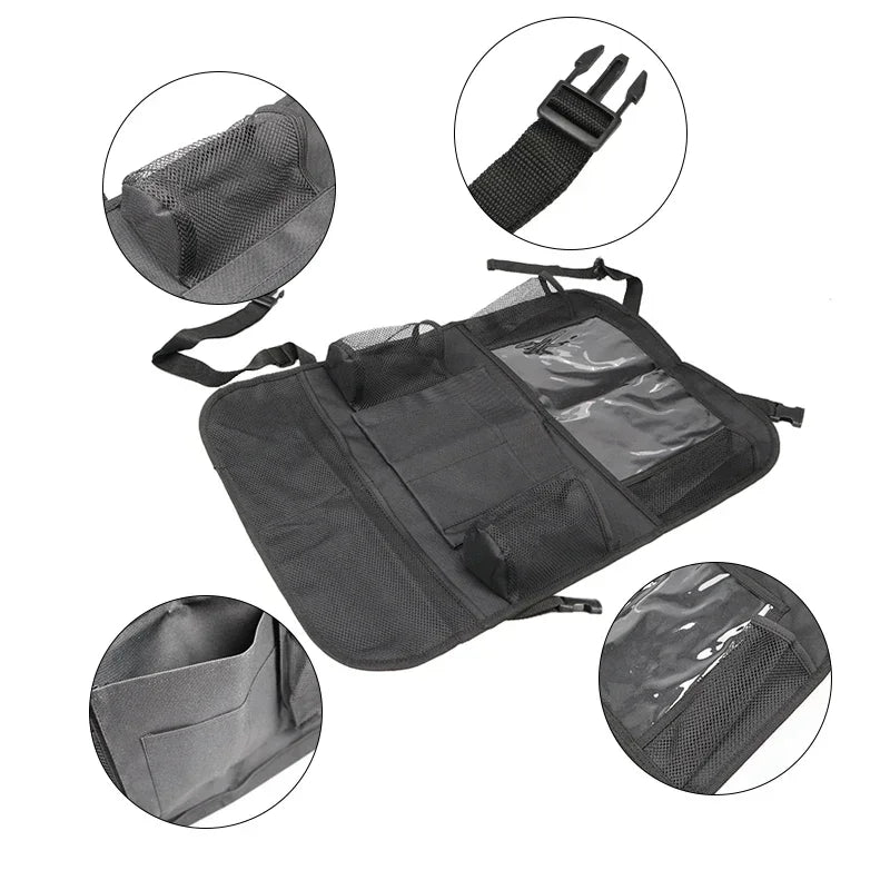 Car Seat Back Organizer with Tablet Holder