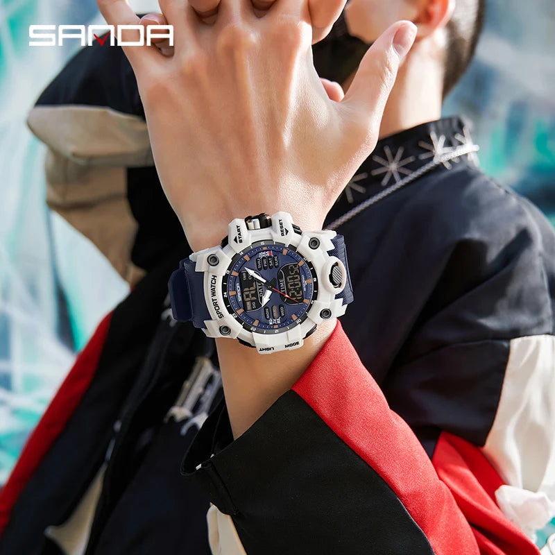 SANDA Men Sports Watches ary Watch