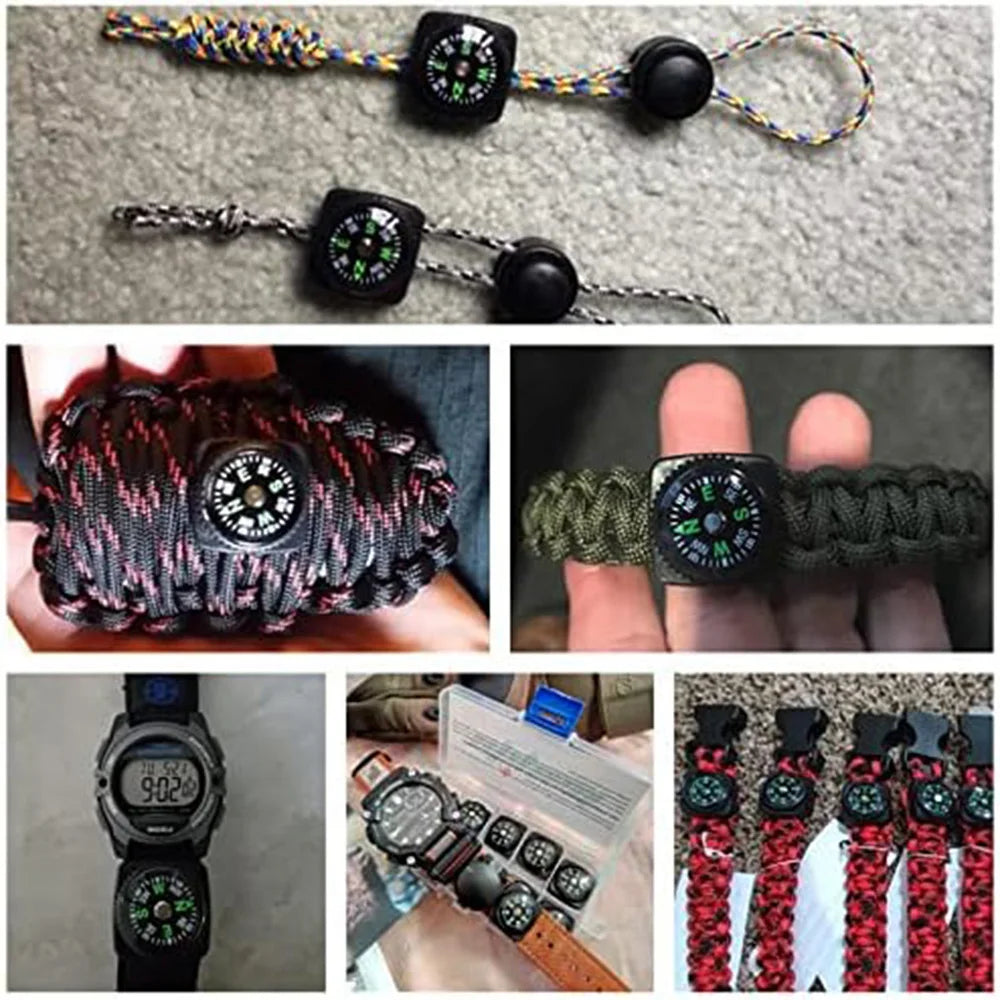 Military Grade Wristband Compass (Detachable Compass)
