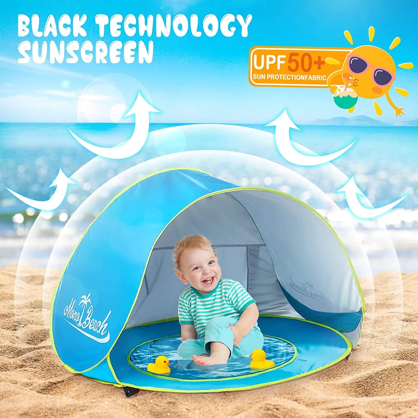 Baby Beach Tent Shade Pool