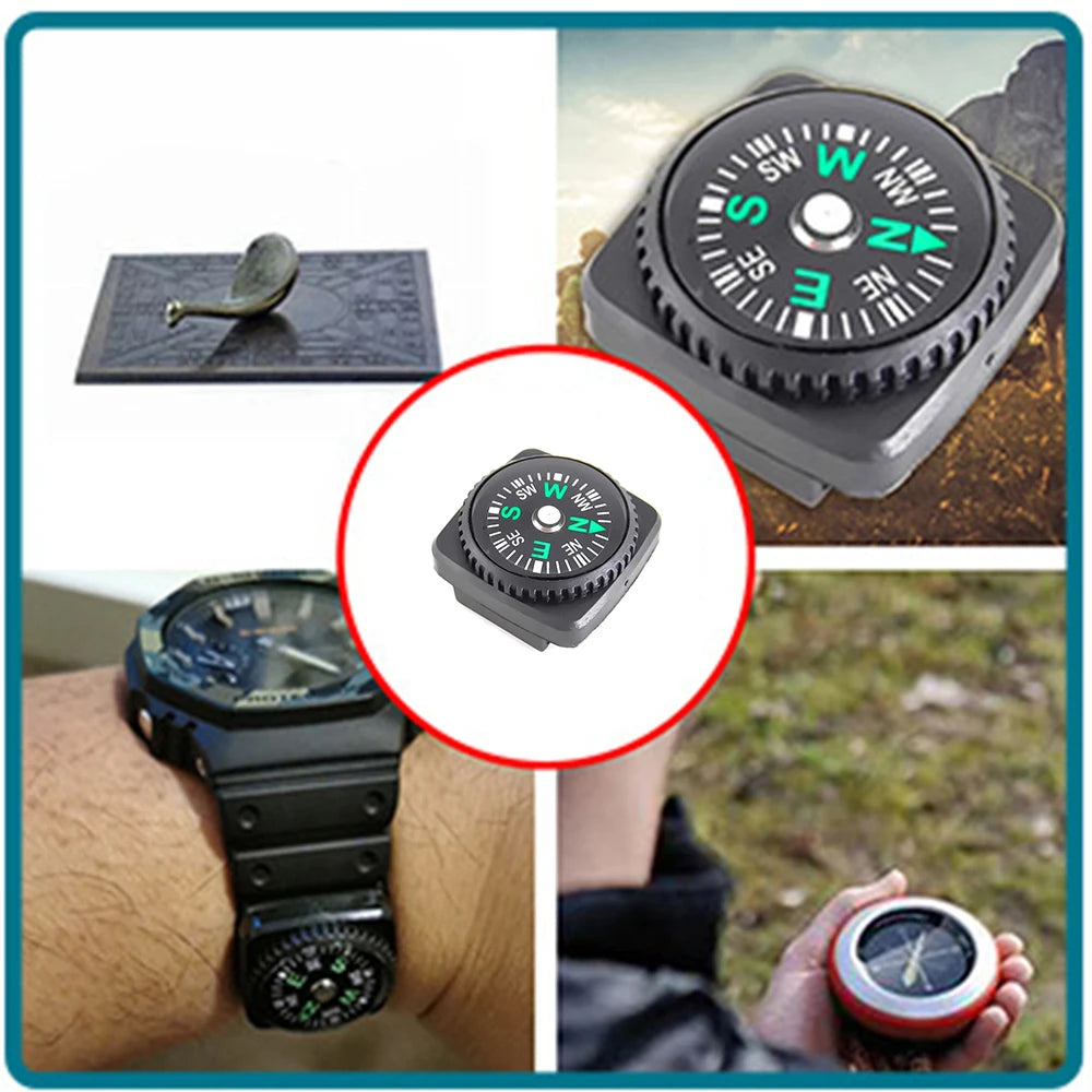 Military Grade Wristband Compass (Detachable Compass)