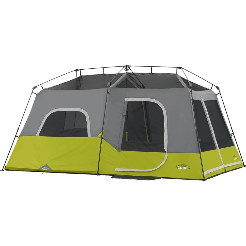 Green 9-Person Instant Cabin Tent (14' x 9')