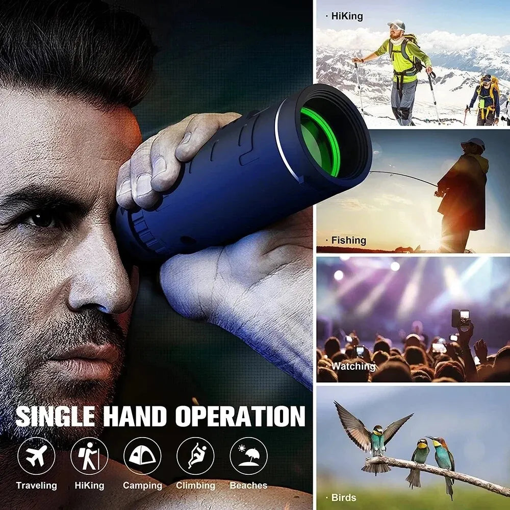 MilSpec 40x60 HD Zoom Monocular
