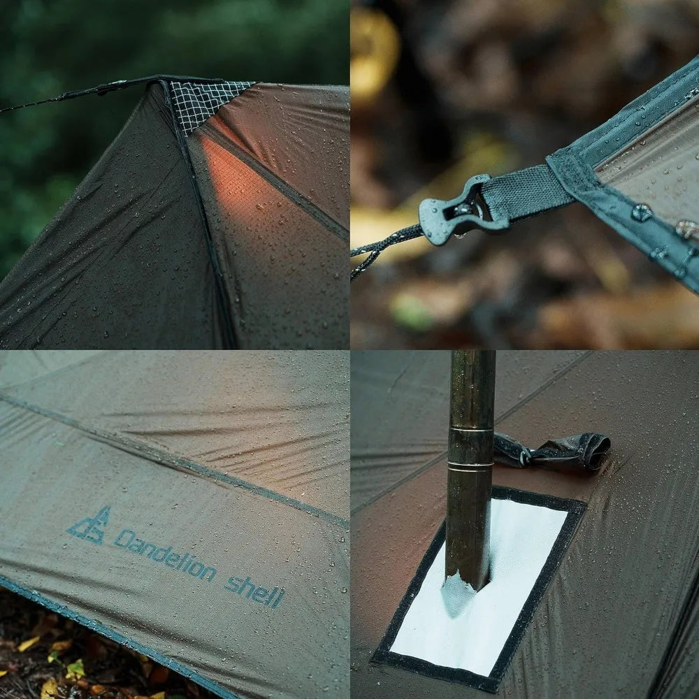 4-Season Camping Tent for 1-4 People