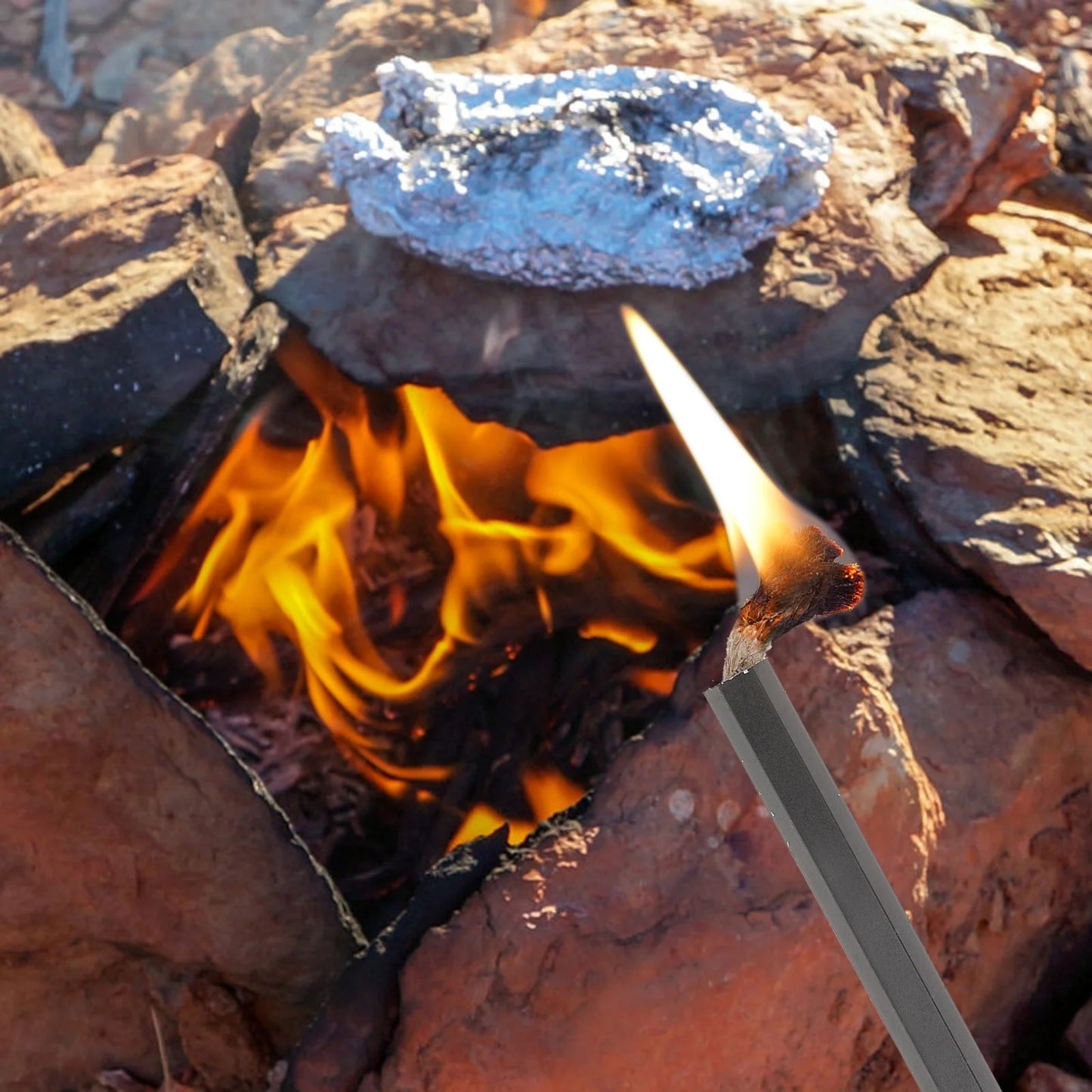 Multi- Functional Infused Braided Rope With Survival Wick Cord