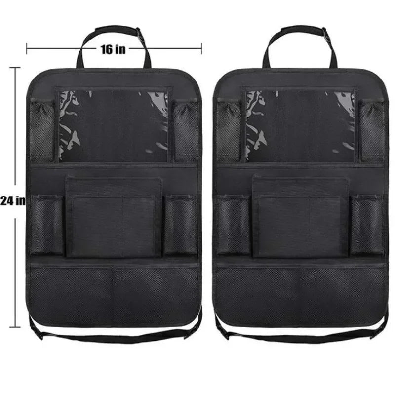 Car Seat Back Organizer with Tablet Holder