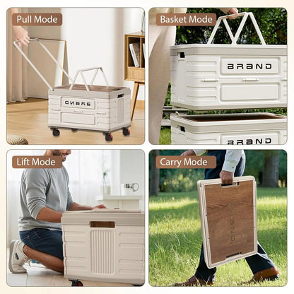 Foldable Utility Storage Cart