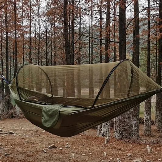 Lightweight Parachute Hammock with Mosquito Net