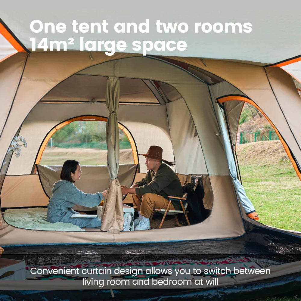 Large Waterproof Family Camping Tent