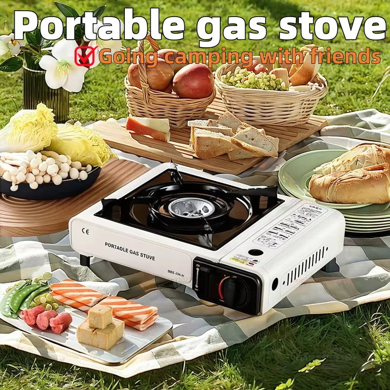 Portable Dual Gas Camping Stove