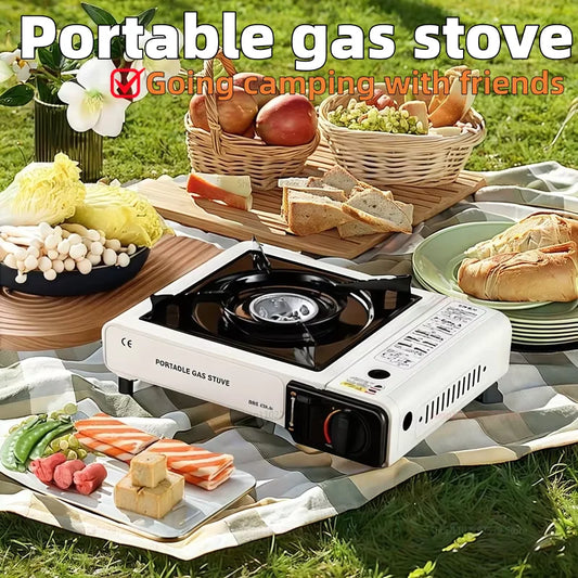 Portable Dual Gas Camping Stove