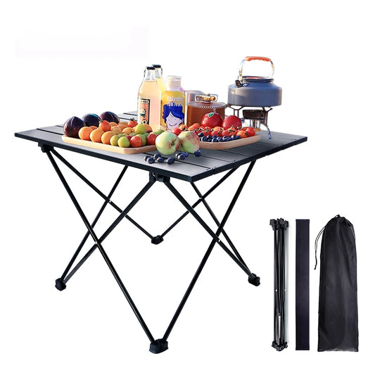 Portable Folding Camping Table: Aluminum Alloy