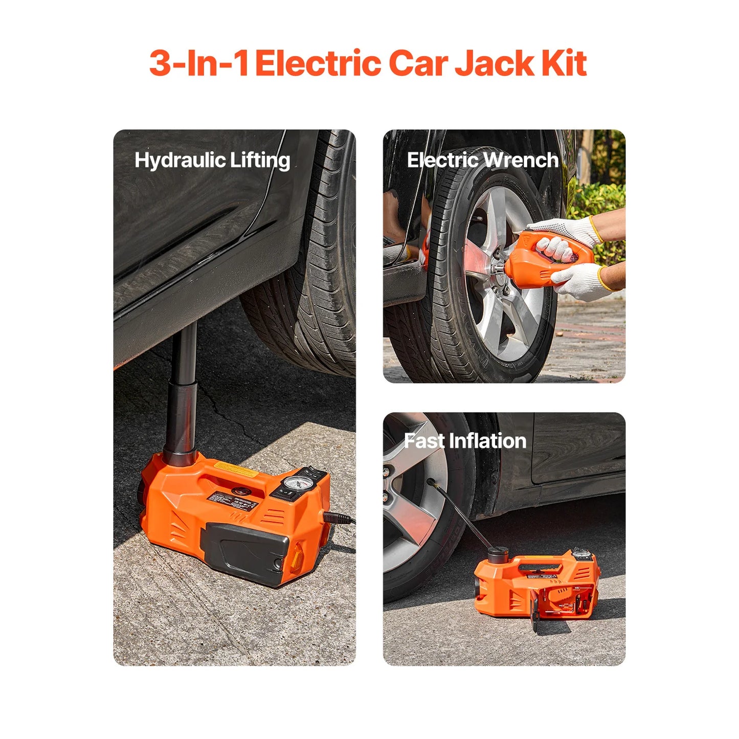 Electric Car Jack Kit