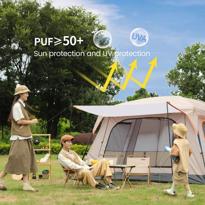 Large Waterproof Family Camping Tent