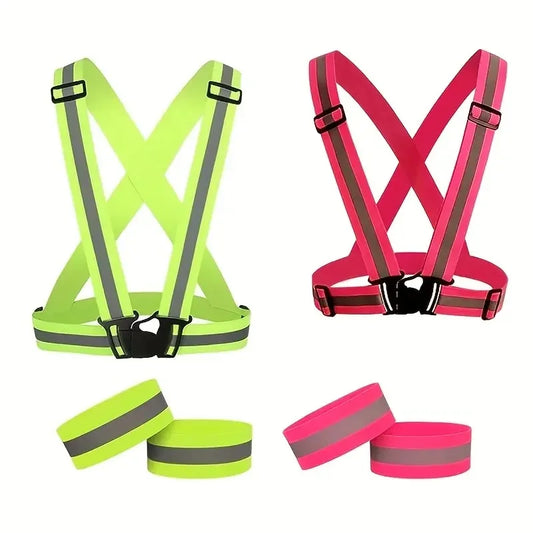 High-Brightness Reflective Vest for Night Running & Cycling