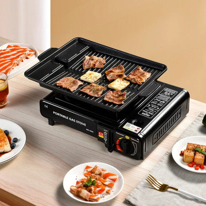 Portable Dual Gas Camping Stove