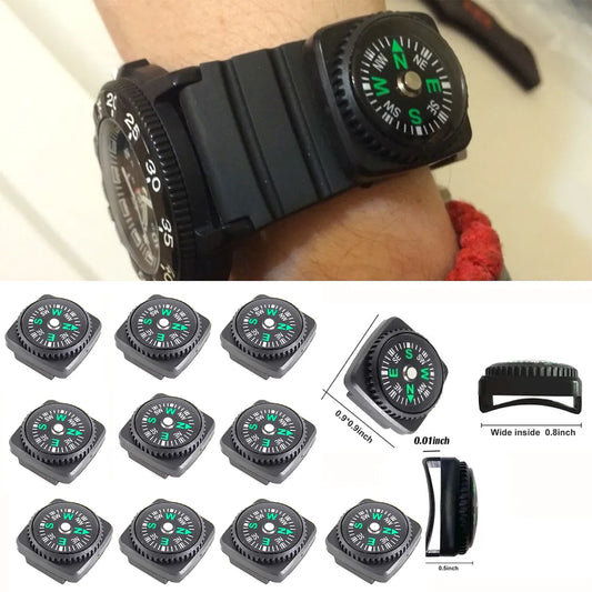 Military Grade Wristband Compass (Detachable Compass)