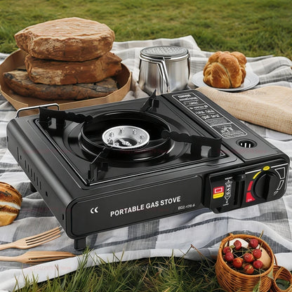 Portable Dual Gas Camping Stove