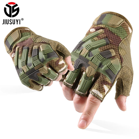 Tactical Fingerless Anti-Sweat Gloves