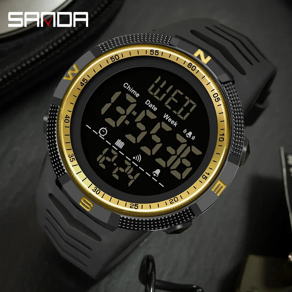 SANDA 6014 Waterproof Multifunctional Sports Watch