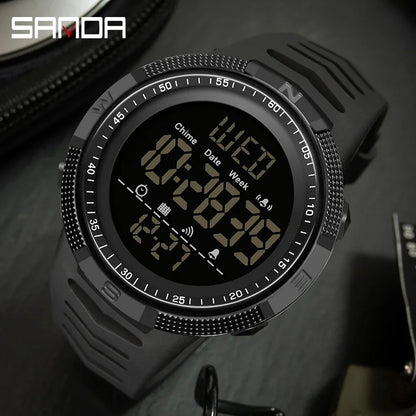 SANDA 6014 Waterproof Multifunctional Sports Watch