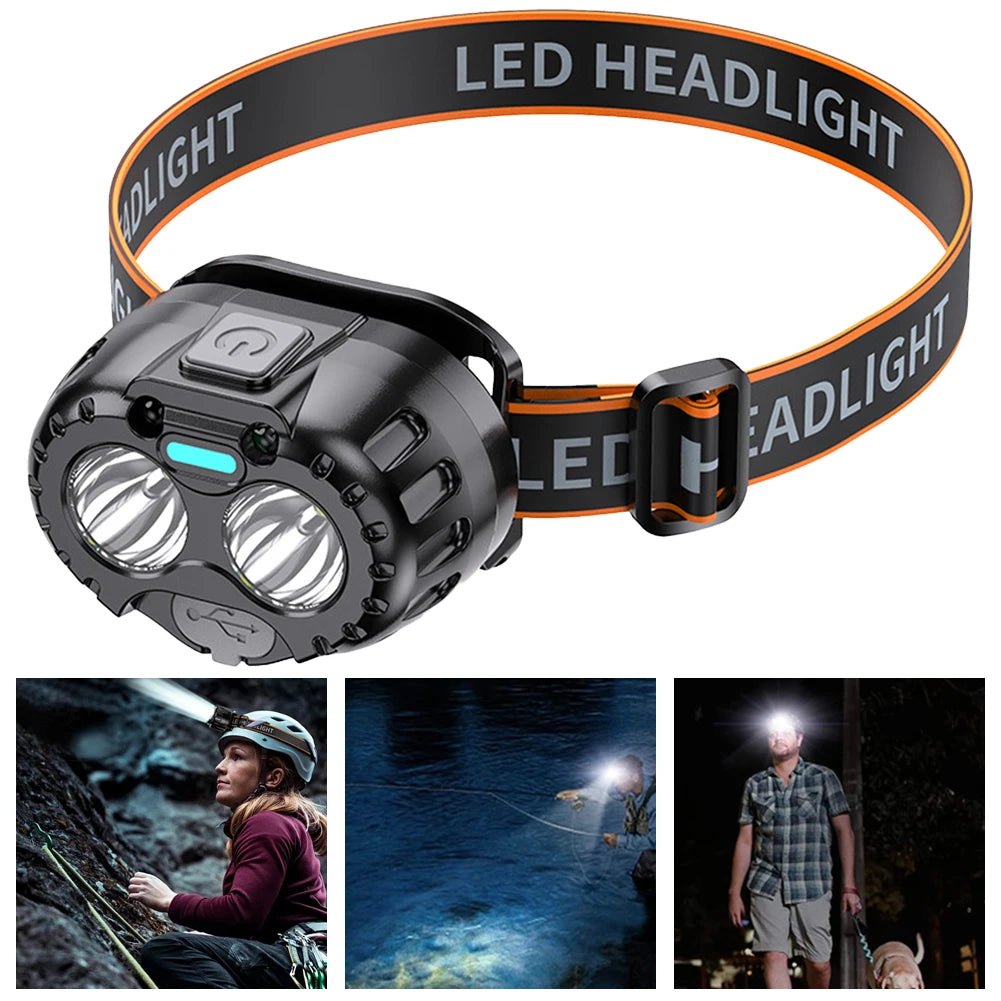 Powerful Waterproof LED Headlamp