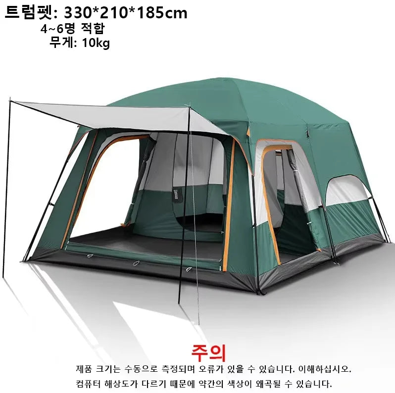 Large Waterproof Family Camping Tent