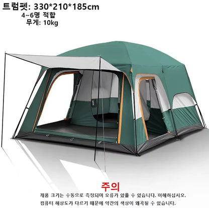 Large Waterproof Family Camping Tent