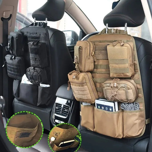 Tactical Car Backseat Organizer: Hunting & Outdoor Storage Bag