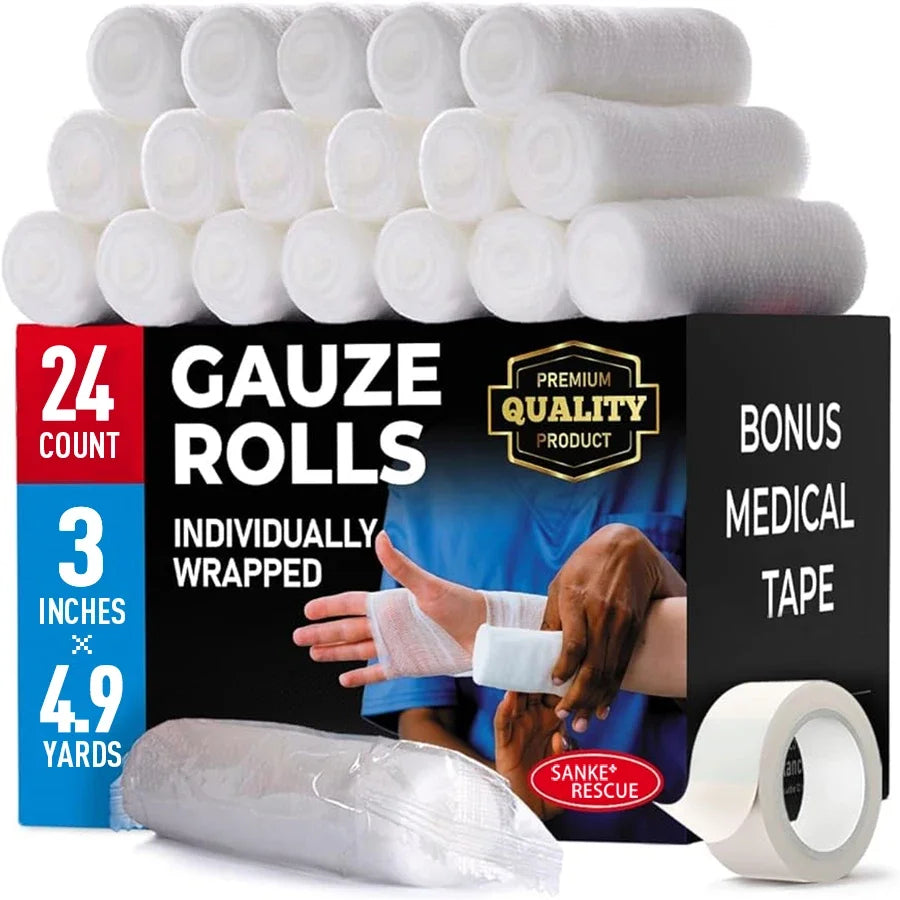 Medical Gauze Rolls Value Pack
