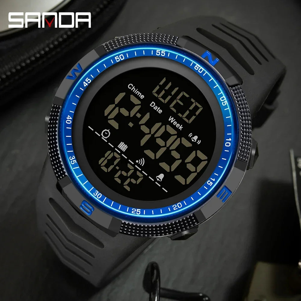 SANDA 6014 Waterproof Multifunctional Sports Watch