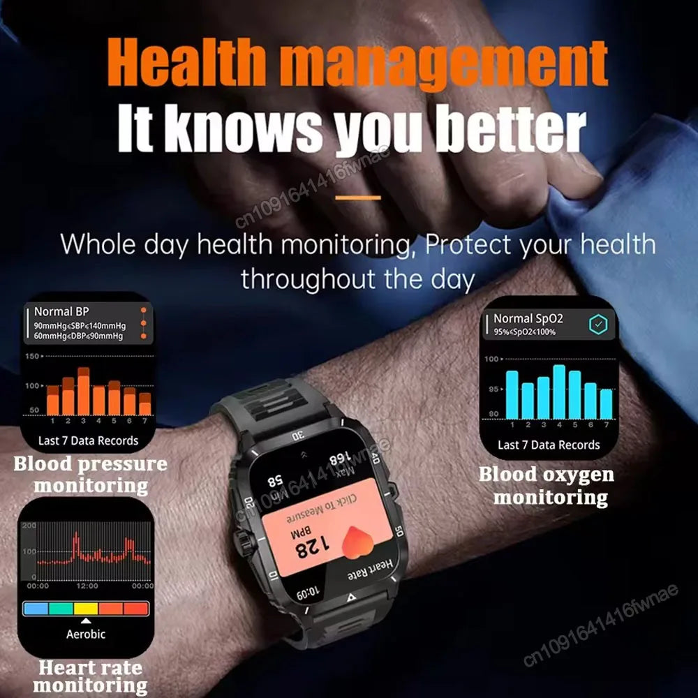 Military Outdoor Smart Watch