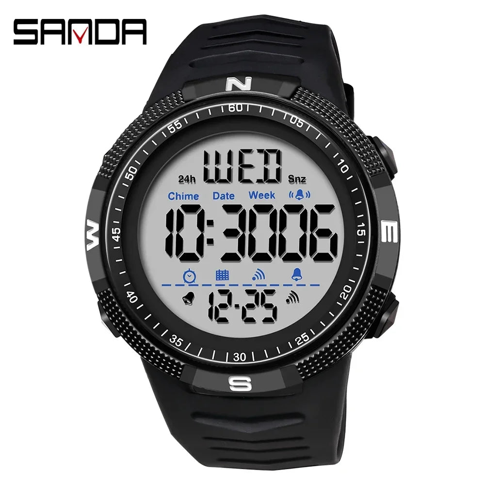 SANDA 6014 Waterproof Multifunctional Sports Watch